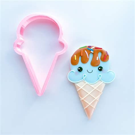 Ice Cream Cone Cookie Cutter Etsy