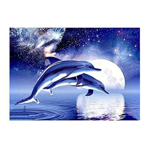 Dolphin Diamond Painting Five Diamond Painting