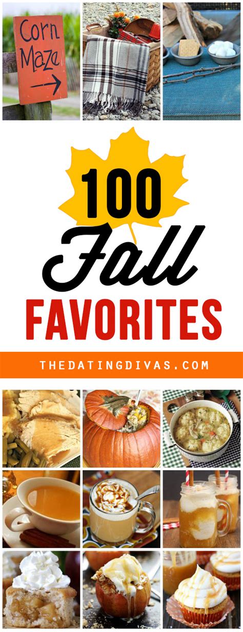 100 Fall Favorites And Fun Fall Activities From The Dating Divas