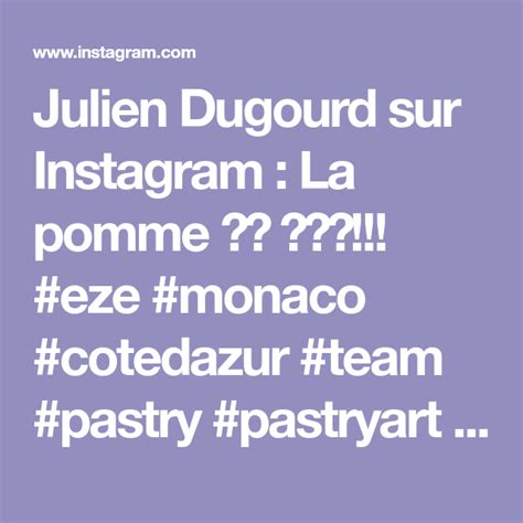 Julien Dugourd Sur Instagram La Pomme Eze Monaco