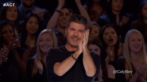 Simon Cowell Thumbs Up  By Americas Got Talent Find
