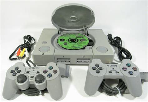 Sony PlayStation 1 Total Console System SCPH-7001 + Twisted Metal 4 ...