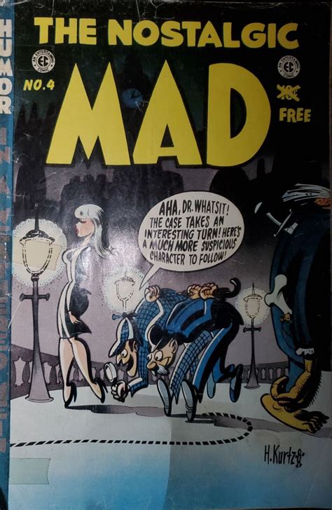 Nostalgic Mad The 4 Insert Ec Comics 1975 Gd Loose Page Reader Copy