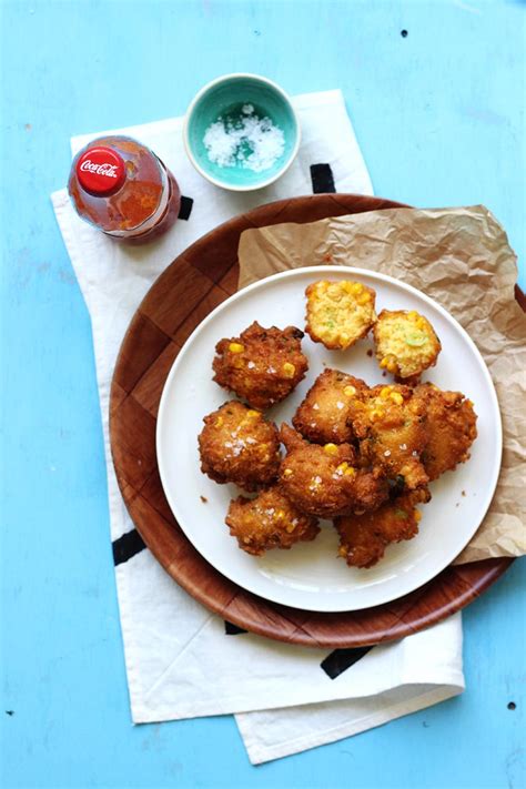 Hush puppies first got national attention thanks to a bunch of tourists fishing down in florida. Hush Puppies with Corn and Scallions! | The Sugar Hit