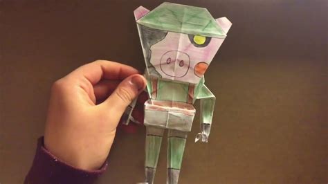 How To Make A Origami Soilder Piggy From Roblox Piggy Youtube