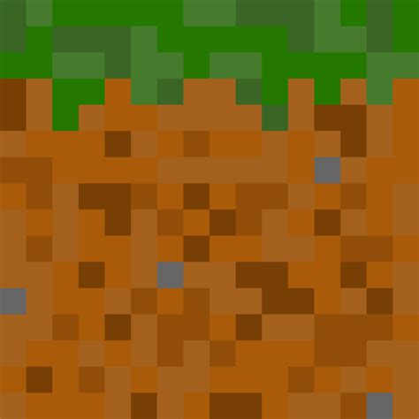 Minecraft Grass Block Pixel Art