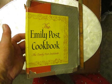 The Emily Post Cookbook By Edwin M Post Jr Very Good Hardcover 1951 1st Edition Deans