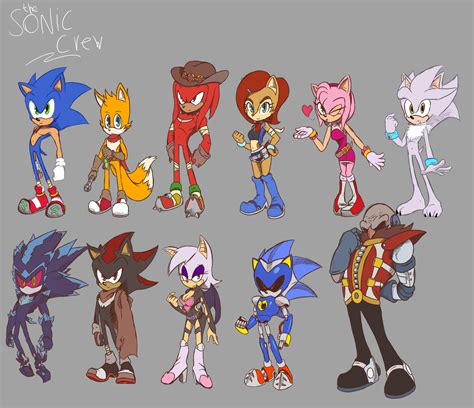 The Sonic Crew By Jamoart On Deviantart