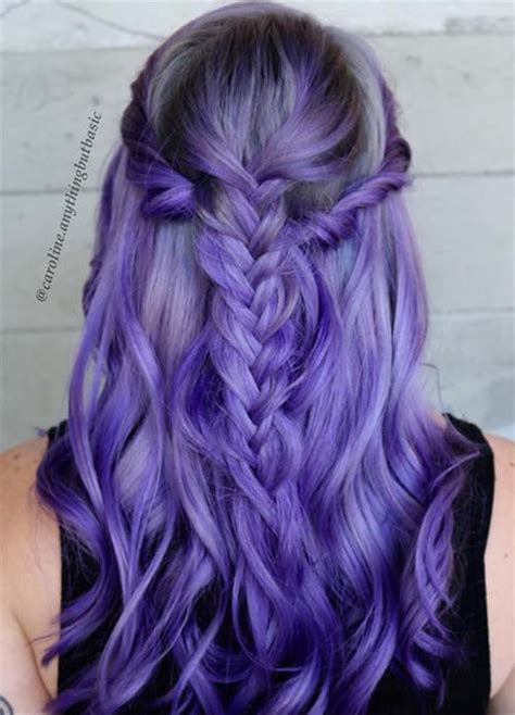 One of the most popular pastel tones is purple lavender. 50 Lovely Purple & Lavender Hair Colors - Purple Hair ...