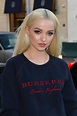 Dove Cameron - Arrives at a Party at the Rodeo Drive Burberry Store in ...