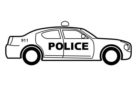 Police Clip Art Clipartix Police Car Clipart Black And White Sexiz Pix