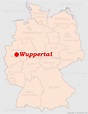 Karte Wuppertal - Landkarte