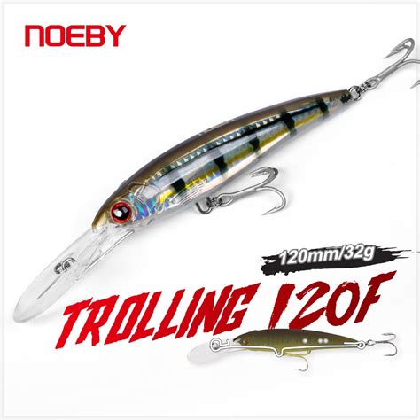 Noeby 12cm 32g Floating 0 5m Trolling Fishing Lure Minnow Wobbler Hard