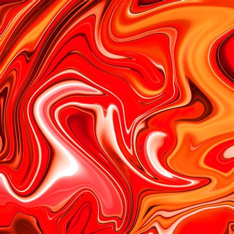 Red Passion Flow Digital Fluid Interweaving Liquid Modern Pattern Smoke Hd Phone