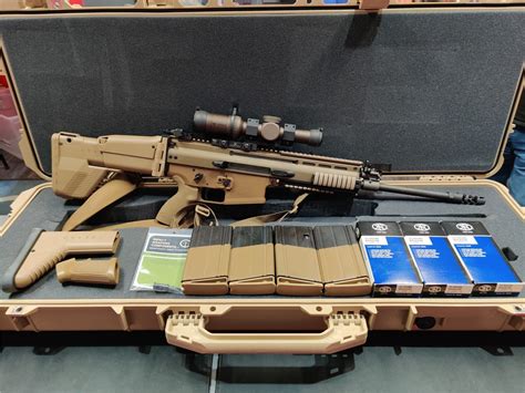 Fn Scar 17s Fde With Vortex Razor Huge Package 762 Nato For Sale At