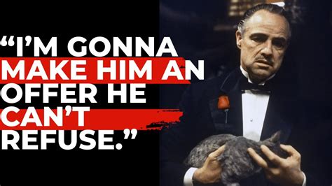 The Godfather Quotesmichael Corleone“its Not Personal Sonny Its Strictly Business