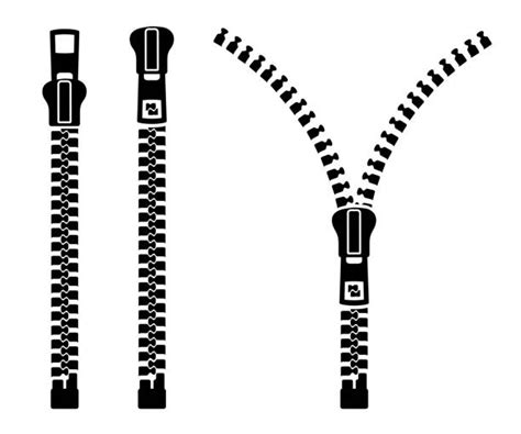 Zippers Silhouettes Illustrations Royalty Free Vector Graphics And Clip