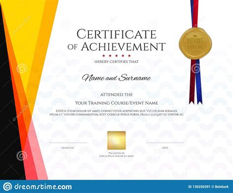 Modern Certificate Template With Elegant Border Frame Intended For