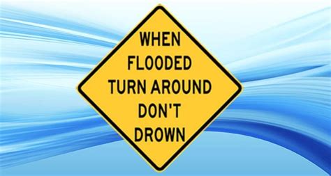 Turn Around Dont Drown Signs Available Arkansas Floodplain
