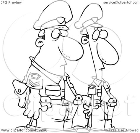 Royalty Free Rf Clip Art Illustration Of A Cartoon Black And White