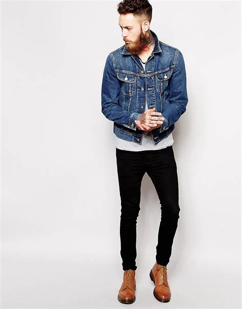 Lee Denim Jacket Rider Slim Fit Epic Blue At Asos Com Men S Denim