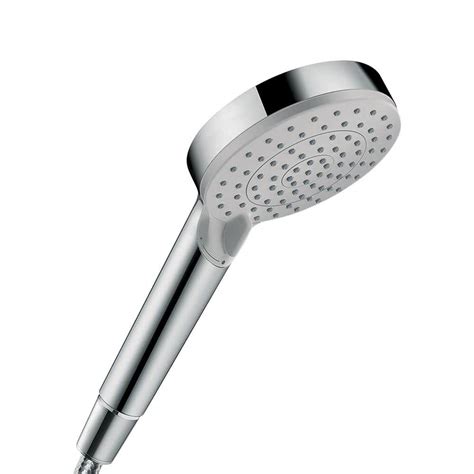 hansgrohe vernis blend 3 spray patterns 1 5 gpm 3 94 in handheld shower head in chrome 26090001