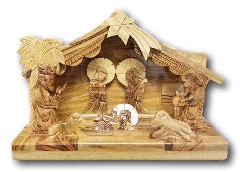 Nativity Scene With 2d Figures Available In Different Styles Blest