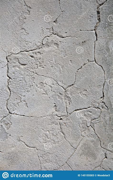 Gray Concrete Texture Background Cracks Scratches Damage Stock