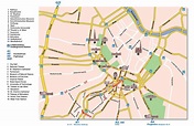 Vienna ring road-map - Karte der Wiener Ringstraße (österreich)