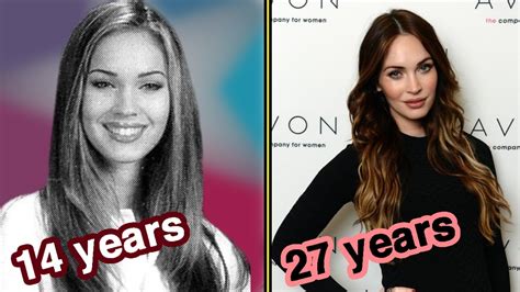Megan Fox Through The Years In 67 Seconds Youtube