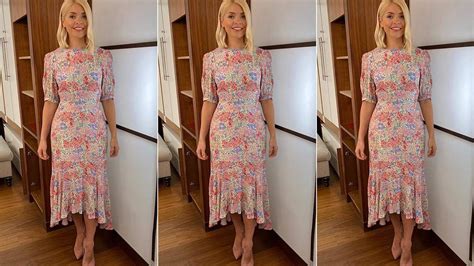 Holly Willoughby Stuns This Morning Viewers In A Dreamy Floral Midi