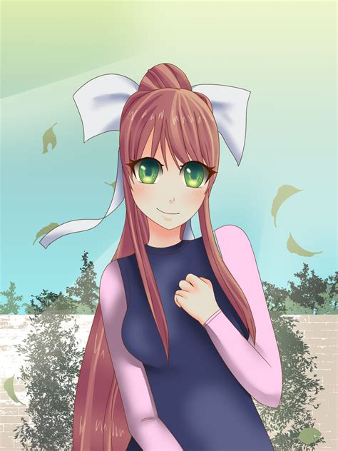 A Date With Monika By Saturnart On Deviantart