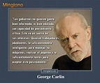 Frase de George Carlin en contra del sistema capitalista establecido en ...