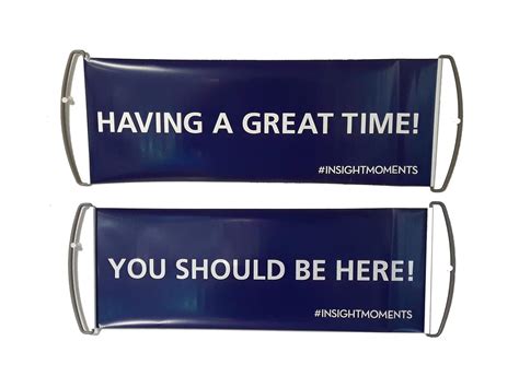 Retractable Hand Roll Banners To Cheer And Advertise New Mini