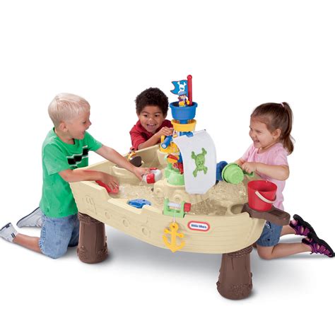 Little Tikes Treasure Trove Water Table and Role Play Pirate Ship, NEW