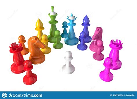 Colored Chess Colored Chess In Rainbow Colors Or The Lgbt Community