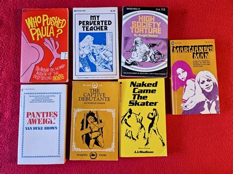 Lot Of 7 Vintage Adult Sleaze Risque Smut Erotica Paperback Beeline Greenleaf Bk Ebay