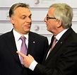 Jean-Claude Juncker begrüßt Viktor Orbán: „Hallo, Diktator“ - WELT