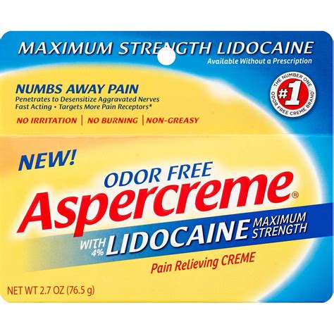 Aspercreme Pain Relieving Crème With Lidocaine 27oz