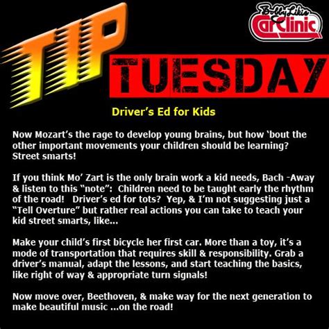 Memberships can be cancelled at any time. #TipTuesday and a great #DIY: #CarSafety taught early? Yes, Driver's Ed for Kids. | Car care ...