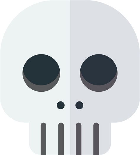 Cute Skull Illustration In Minimal Style 12980023 Png