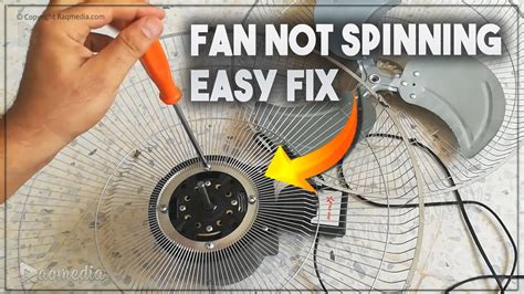 How To Repair Stand Fan Or Table Fan Fan Wont Spin Or Rotate
