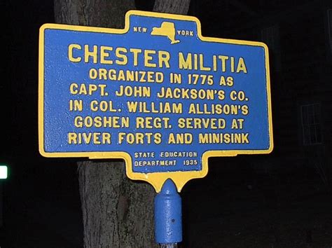 Historic Markers Chester Historical Society