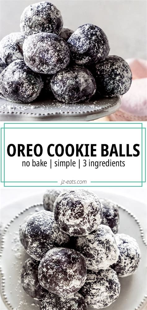 Oreo Cookie And Cream Cheese Balls Recipe Bear