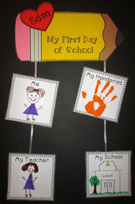 First Day Of Kindergarten Worksheets - Sixteenth Streets