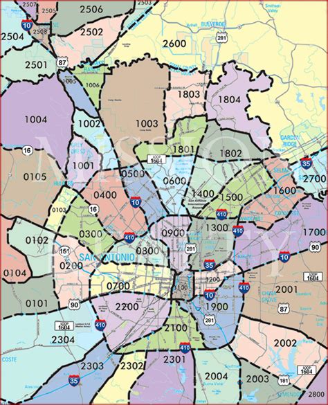 15 San Antonio Area Zip Code Map Image Hd Wallpaper