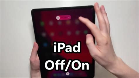 How To Turn Off And Restart Ipad Pro Youtube