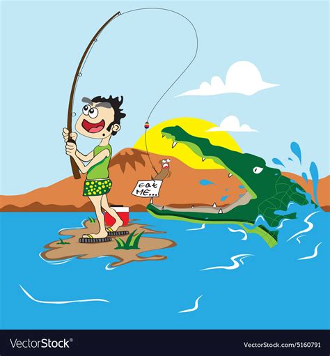 Fishing Jokes Royalty Free Vector Image Vectorstock