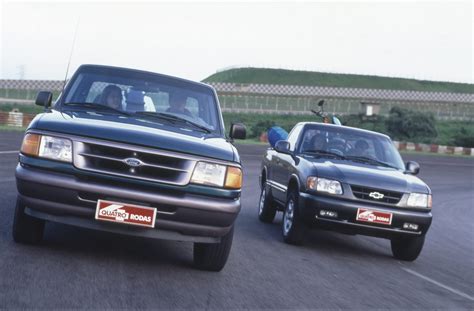 O Primeiro Duelo De Chevrolet S10 E Ford Ranger Quatro Rodas