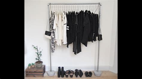 What can a pvc pipe be used for? DIY - How to make a pipe clothing rack with concrete ...